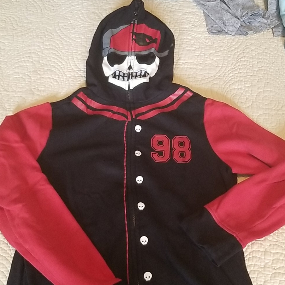 Hawk zip up hoodie.